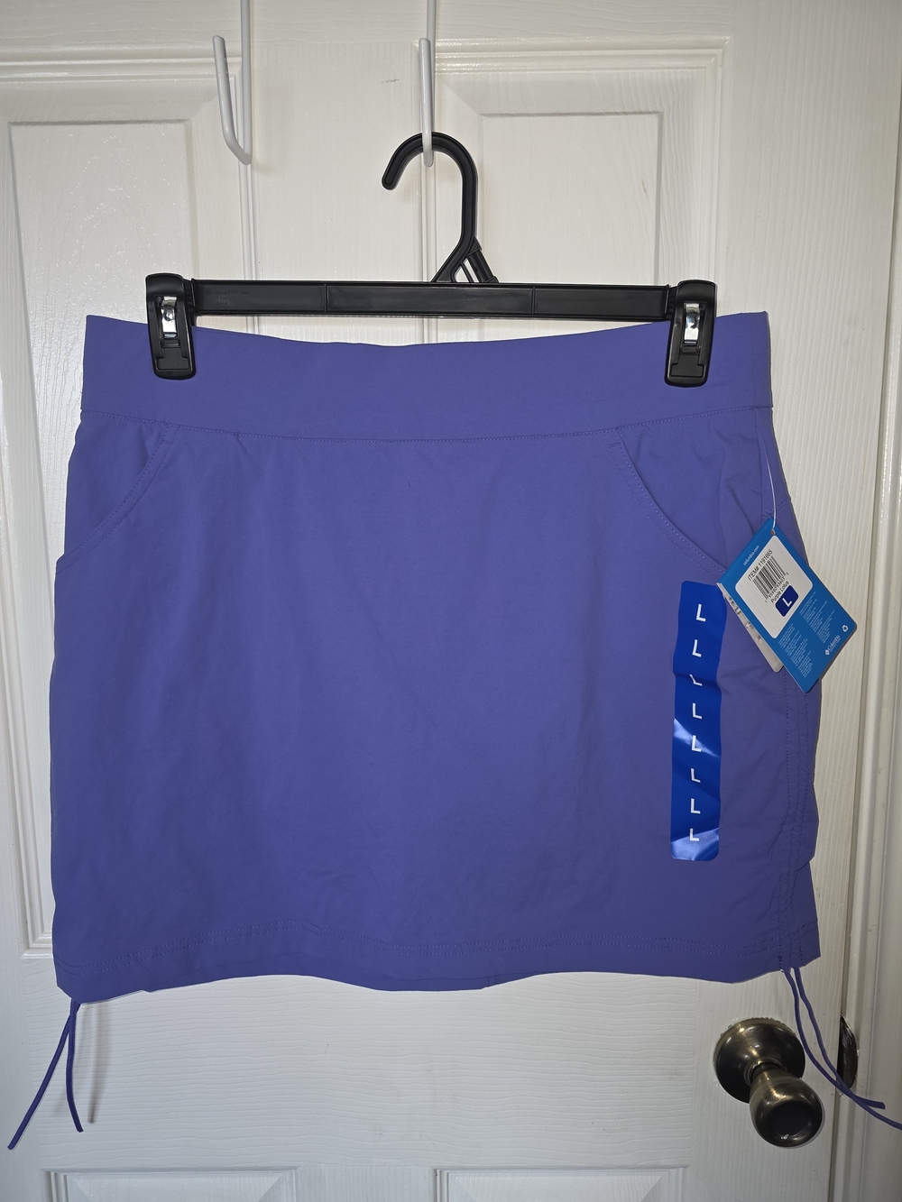 Columbia Purple Active Skort with Drawcord Hem
